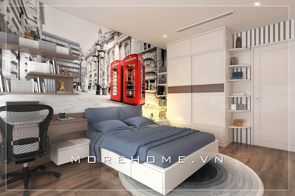 Thiết kế phòng ngủ nhà phố
